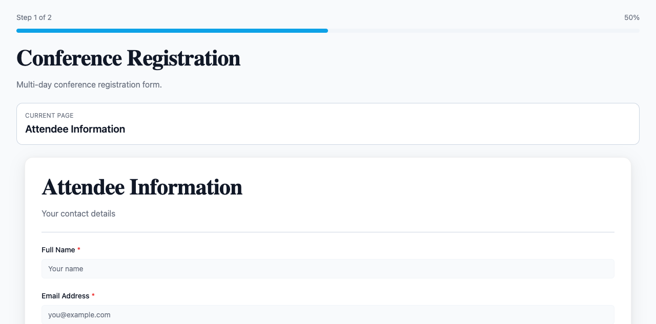 Conference Registration